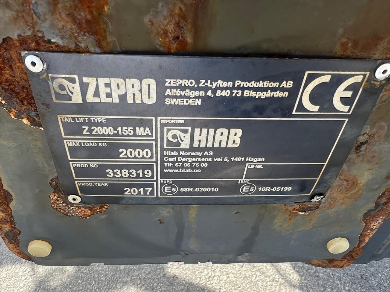 Volvo FM13 420 6x2*4 Chassi 2018 - &Ouml;vrigt