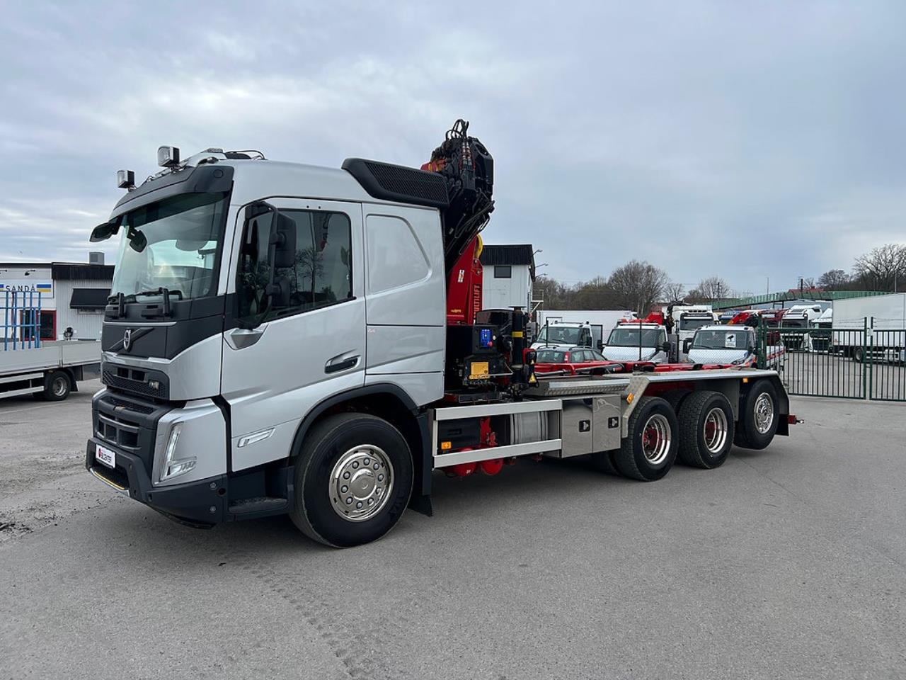 Volvo FMX 500 8x4*4 Tridem Kranv&auml;xlare Euro 6 2022 - Kran