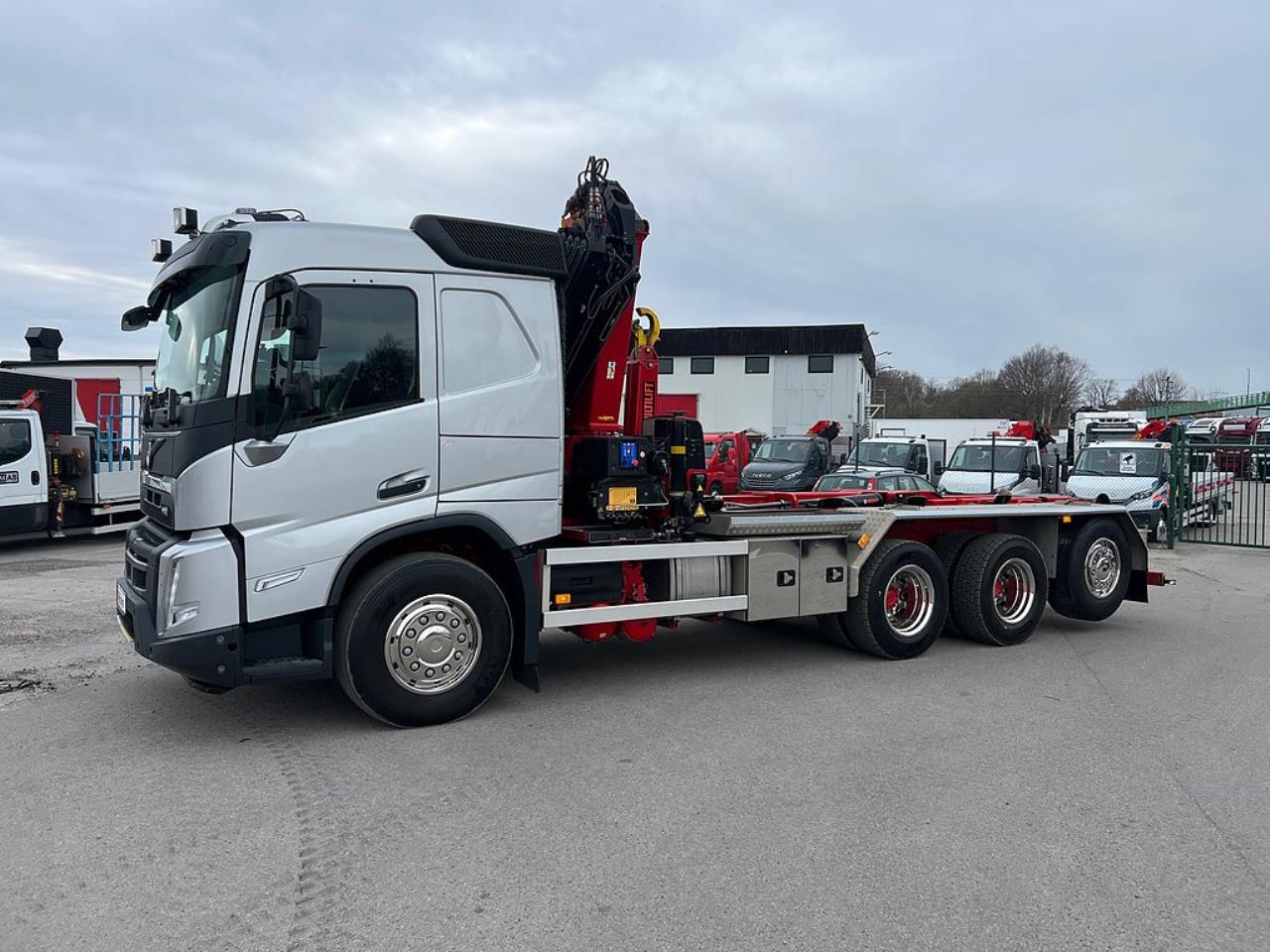 Volvo FMX 500 8x4*4 Tridem Kranv&auml;xlare Euro 6 2022 - Kran