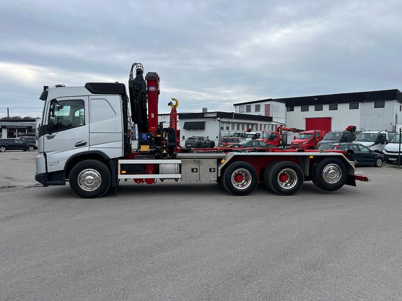 Volvo FMX 500 8x4*4 Tridem Kranv&auml;xlare Euro 6 2022 - Kran