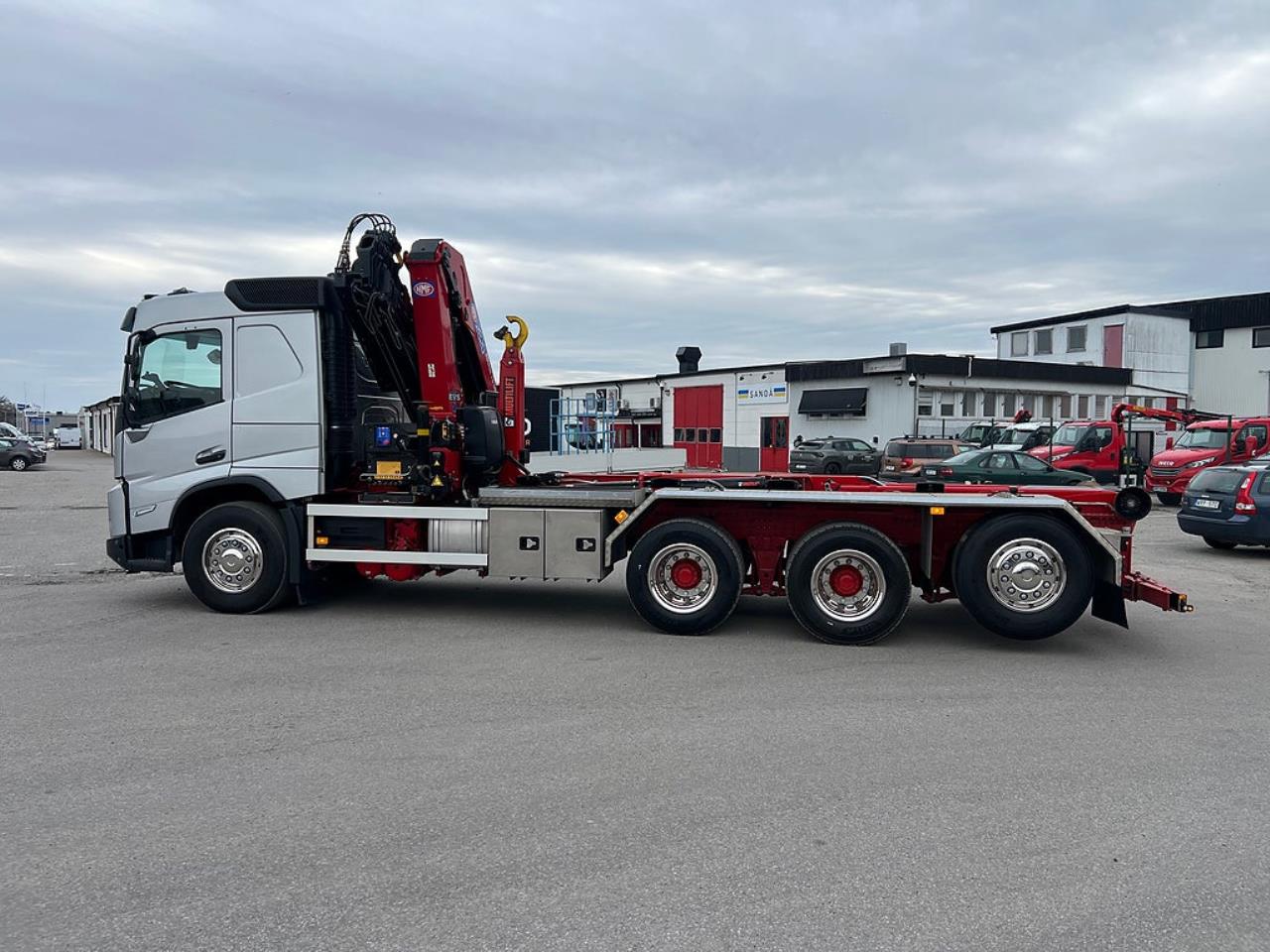 Volvo FMX 500 8x4*4 Tridem Kranv&auml;xlare Euro 6 2022 - Kran
