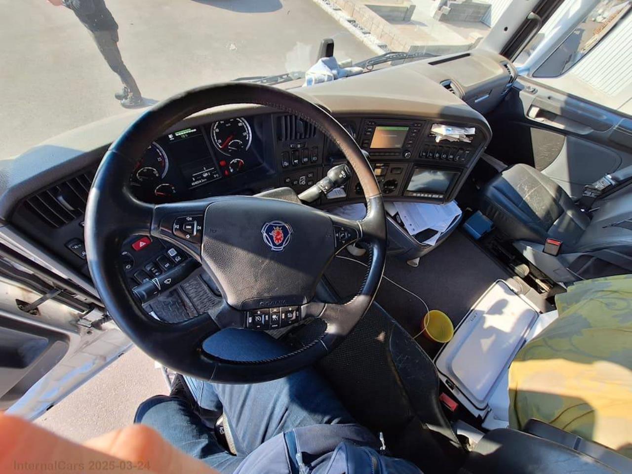 Scania R490 Flak & Kran Flak & Kranbil 2016 - Flak