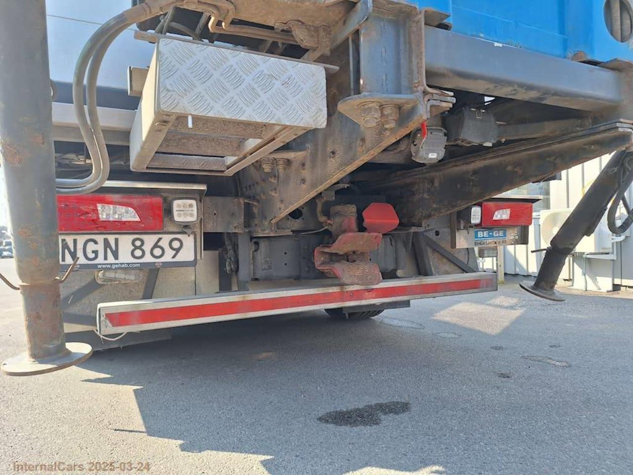 Scania R490 Flak & Kran Flak & Kranbil 2016 - Flak