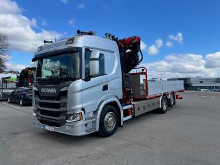 Scania G500 6x2*4 Br&auml;dg&aring;rdsbil Kranbil, Stor kran & jibb