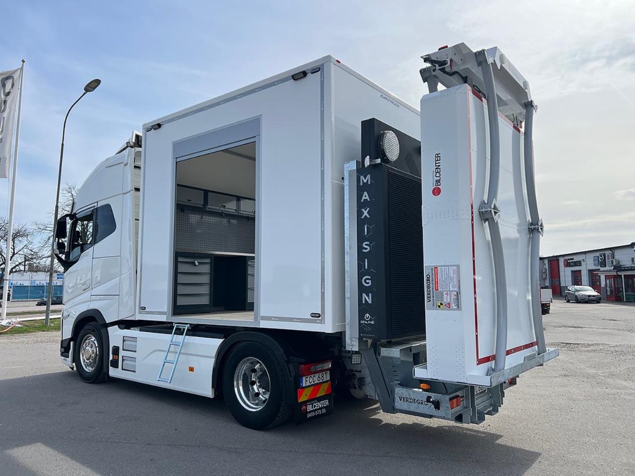 Volvo FH 4x2 Elbil TMA Bil Sk&aring;p med MaxiSign & Verdegro 2022 - Sk&aring;p