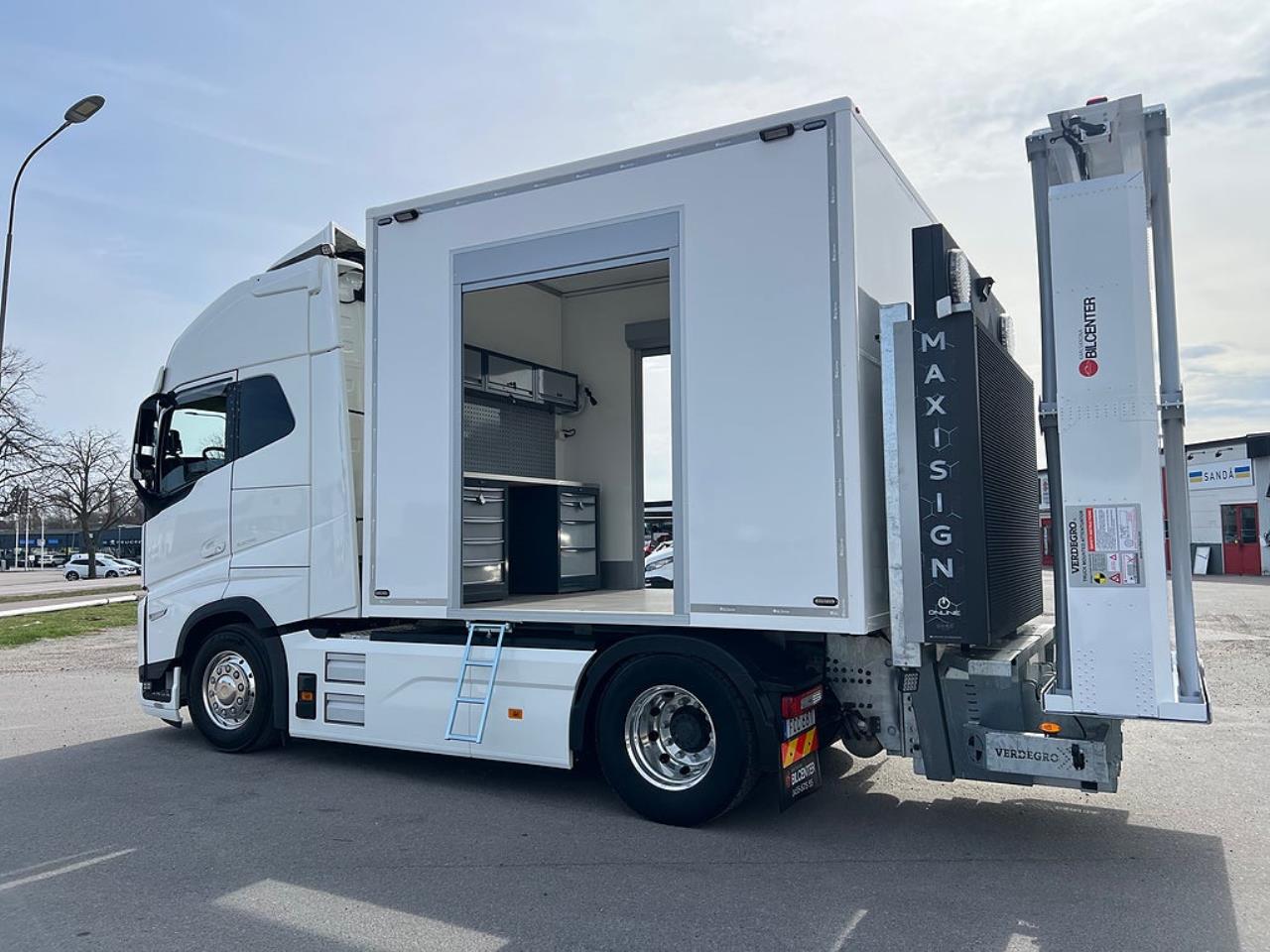 Volvo FH 4x2 Elbil TMA Bil Sk&aring;p med MaxiSign & Verdegro 2022 - Sk&aring;p