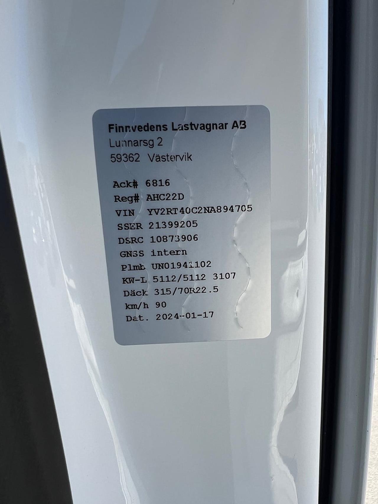 Volvo FH13 500 6x2 Dragbil *3600 Mil*, 4 Sitsig, Euro 6 2022 - Dragbil