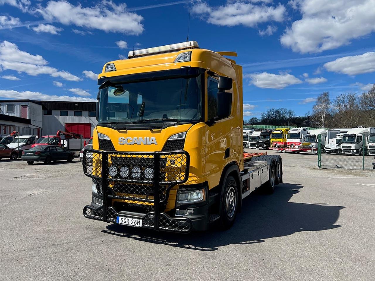 Scania R500 6x2 Lastv&auml;xlare Euro 6 Inkl Schaktflak 2019 - Krok/Lastv&auml;xlare
