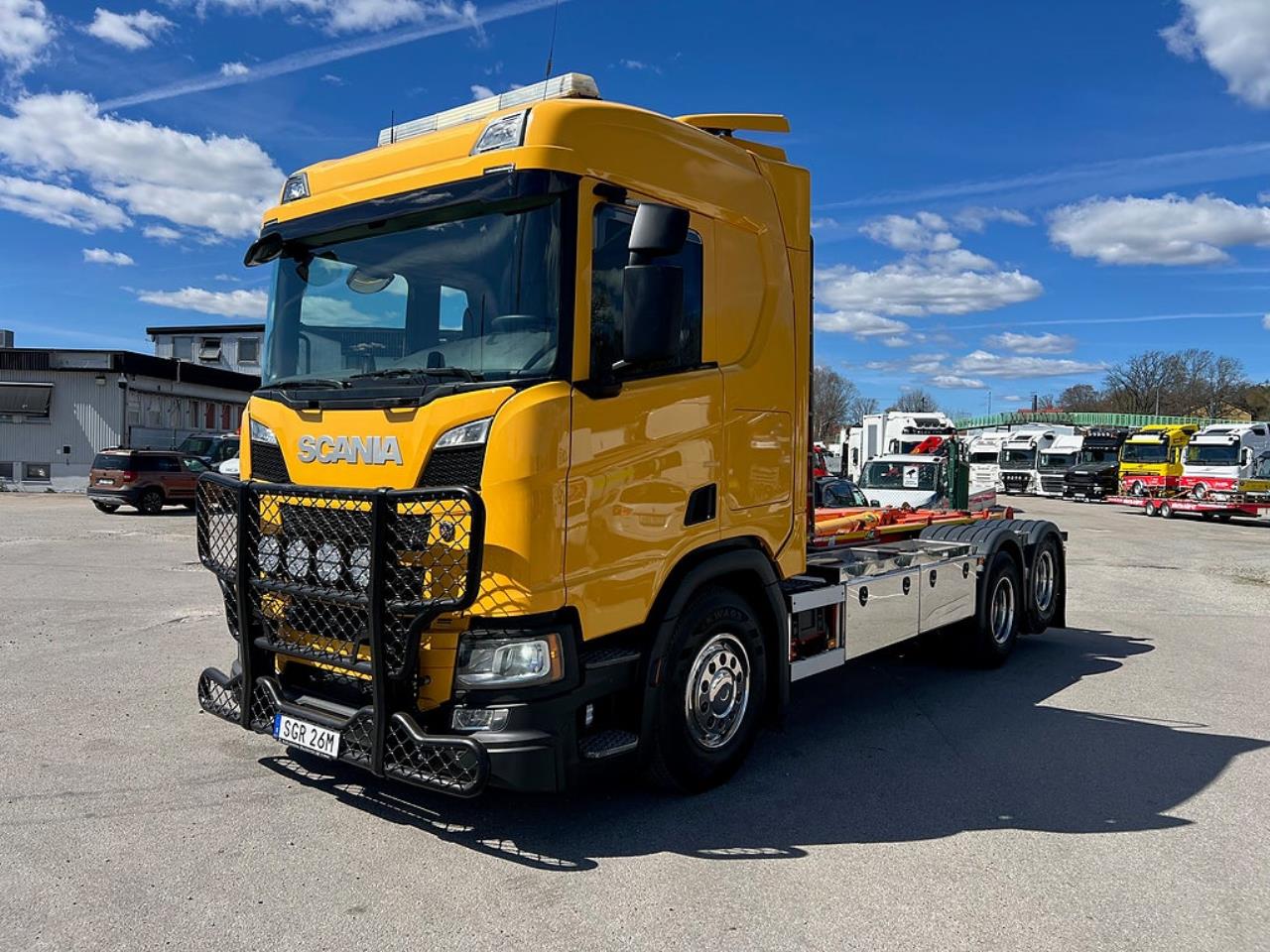 Scania R500 6x2 Lastv&auml;xlare Euro 6 Inkl Schaktflak 2019 - Krok/Lastv&auml;xlare