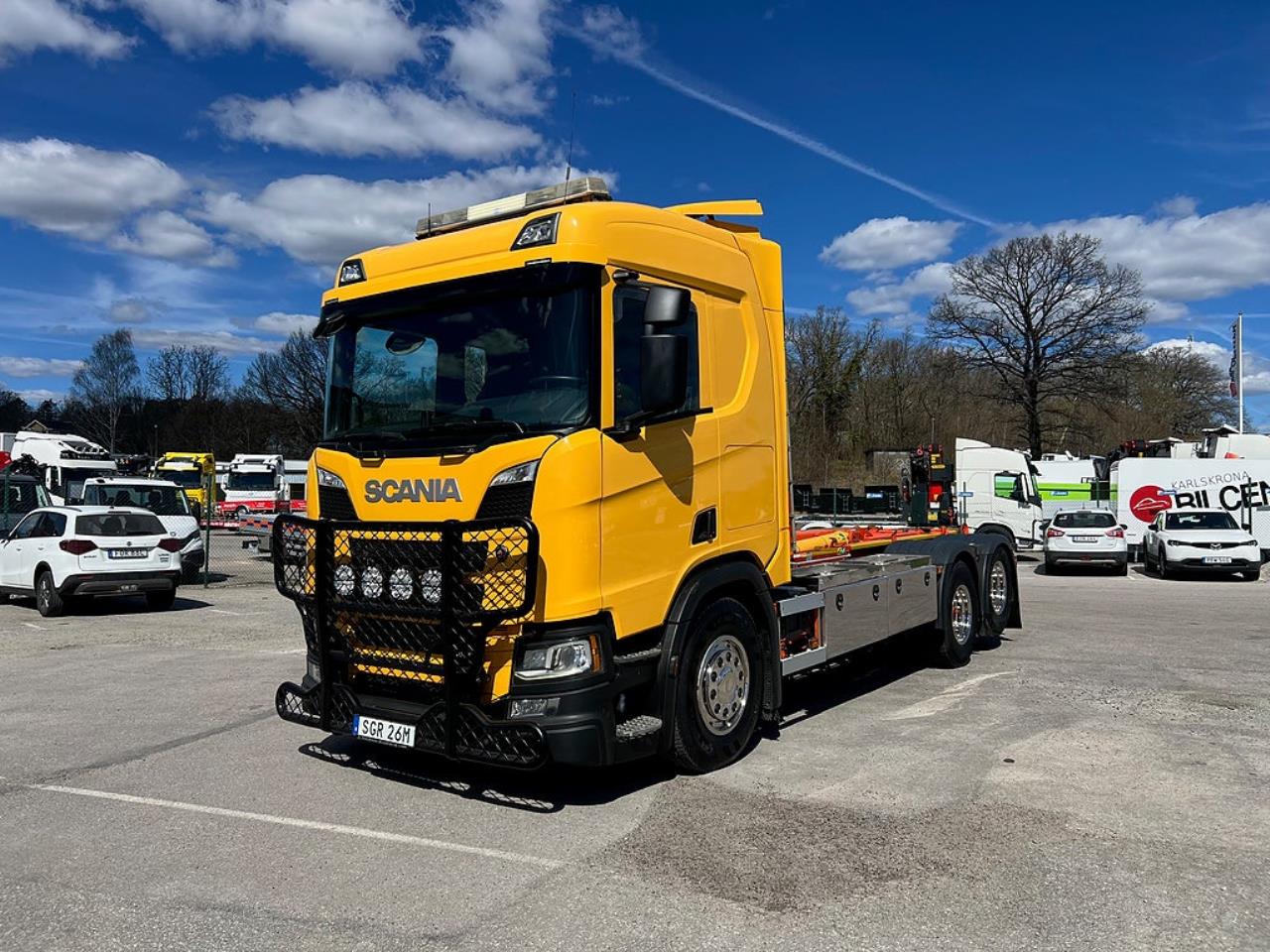 Scania R500 6x2 Lastv&auml;xlare Euro 6 Inkl Schaktflak 2019 - Krok/Lastv&auml;xlare