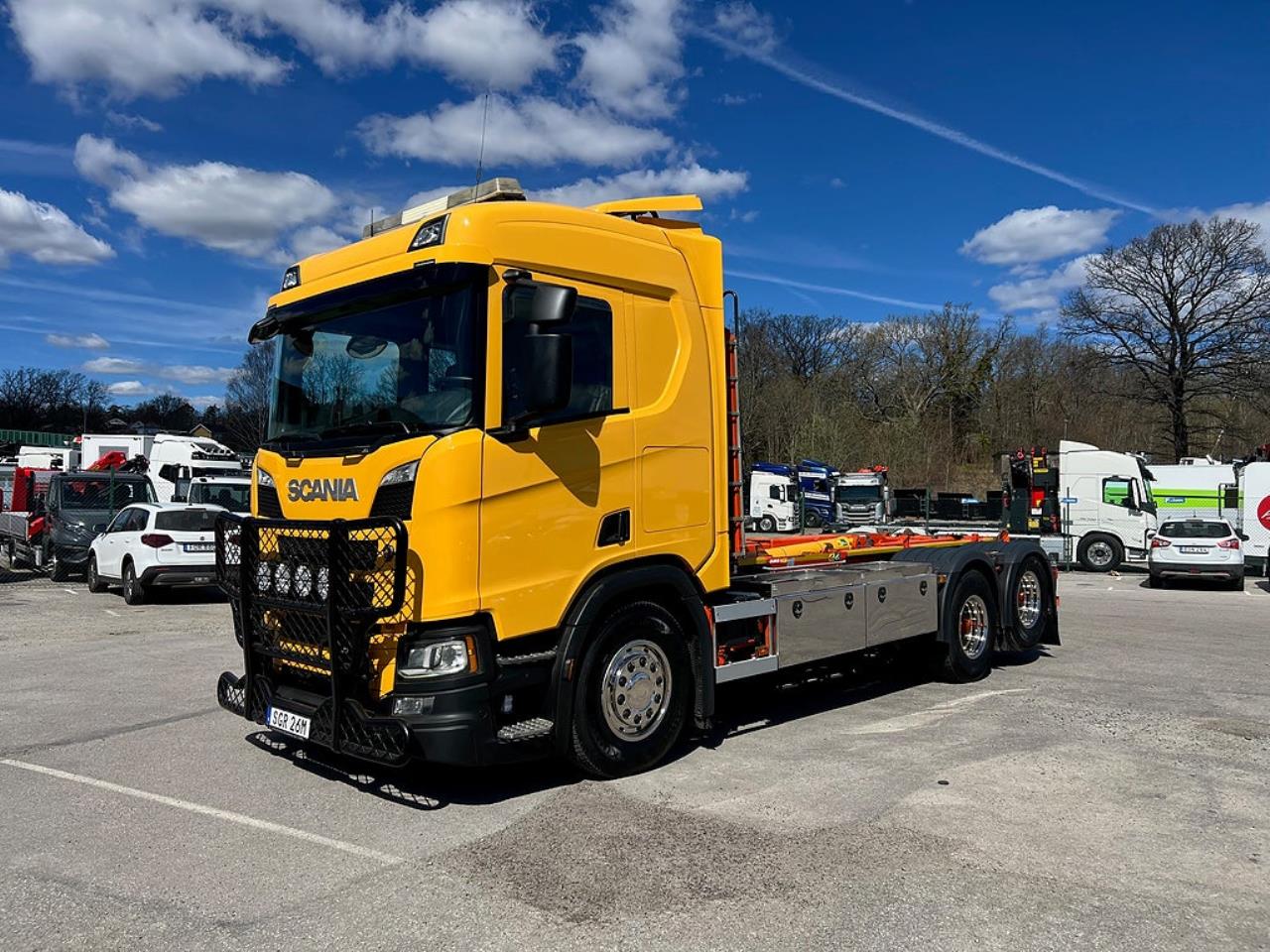 Scania R500 6x2 Lastv&auml;xlare Euro 6 Inkl Schaktflak 2019 - Krok/Lastv&auml;xlare