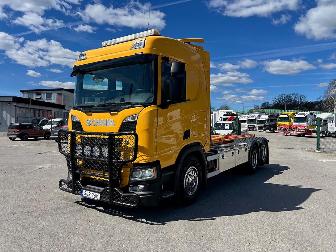 Scania R500 6x2 Lastv&auml;xlare Euro 6 Inkl Schaktflak 2019 - Krok/Lastv&auml;xlare