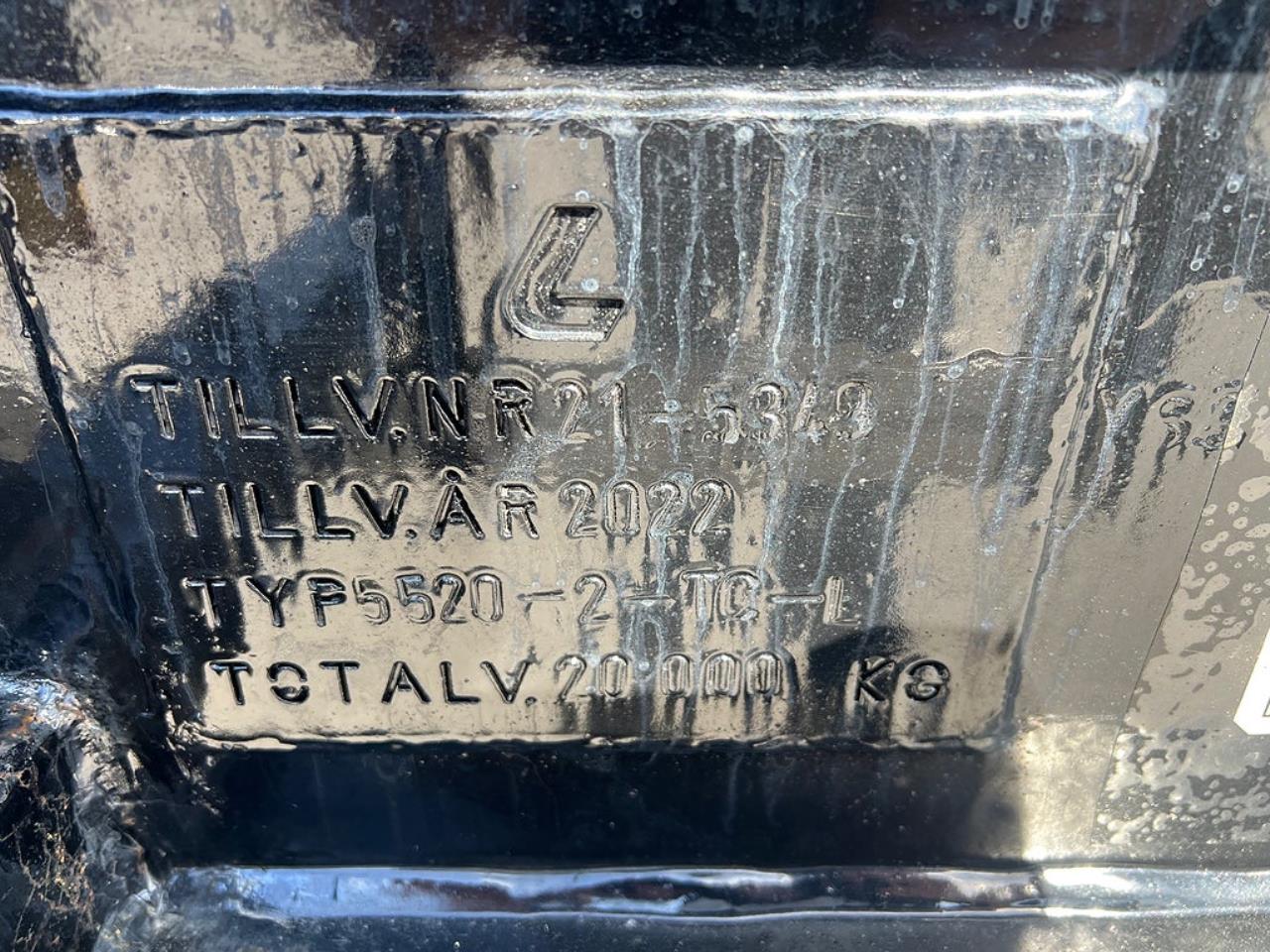 &Ouml;vriga Lagab 2 axlar Containerjigg 2022 - &Ouml;vrigt