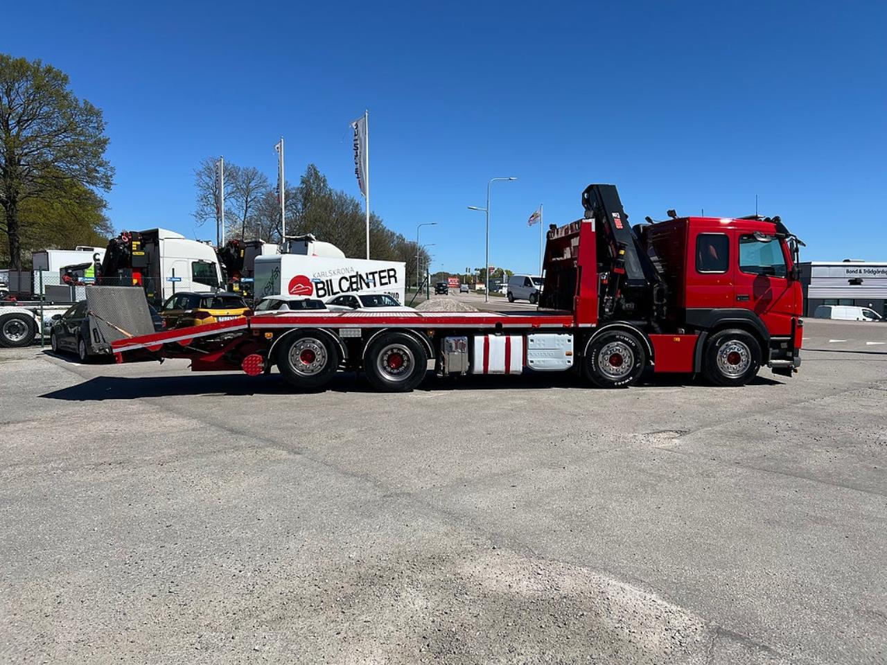 Volvo FM13 460 8x2*6 Maskinbil med stor kran, Euro 6 2017 - Kran