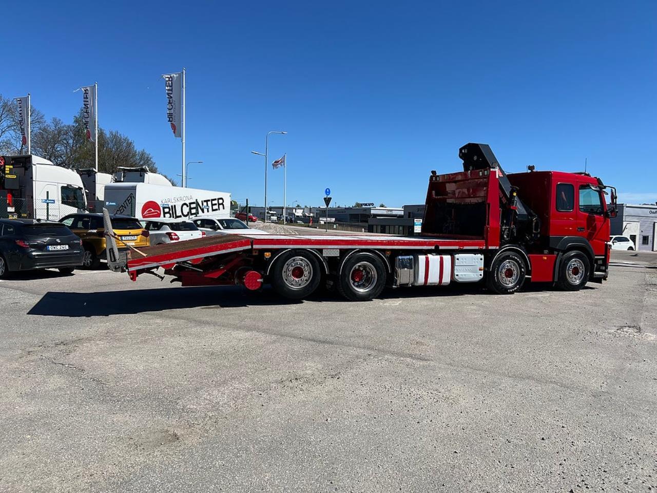 Volvo FM13 460 8x2*6 Maskinbil med stor kran, Euro 6 2017 - Kran