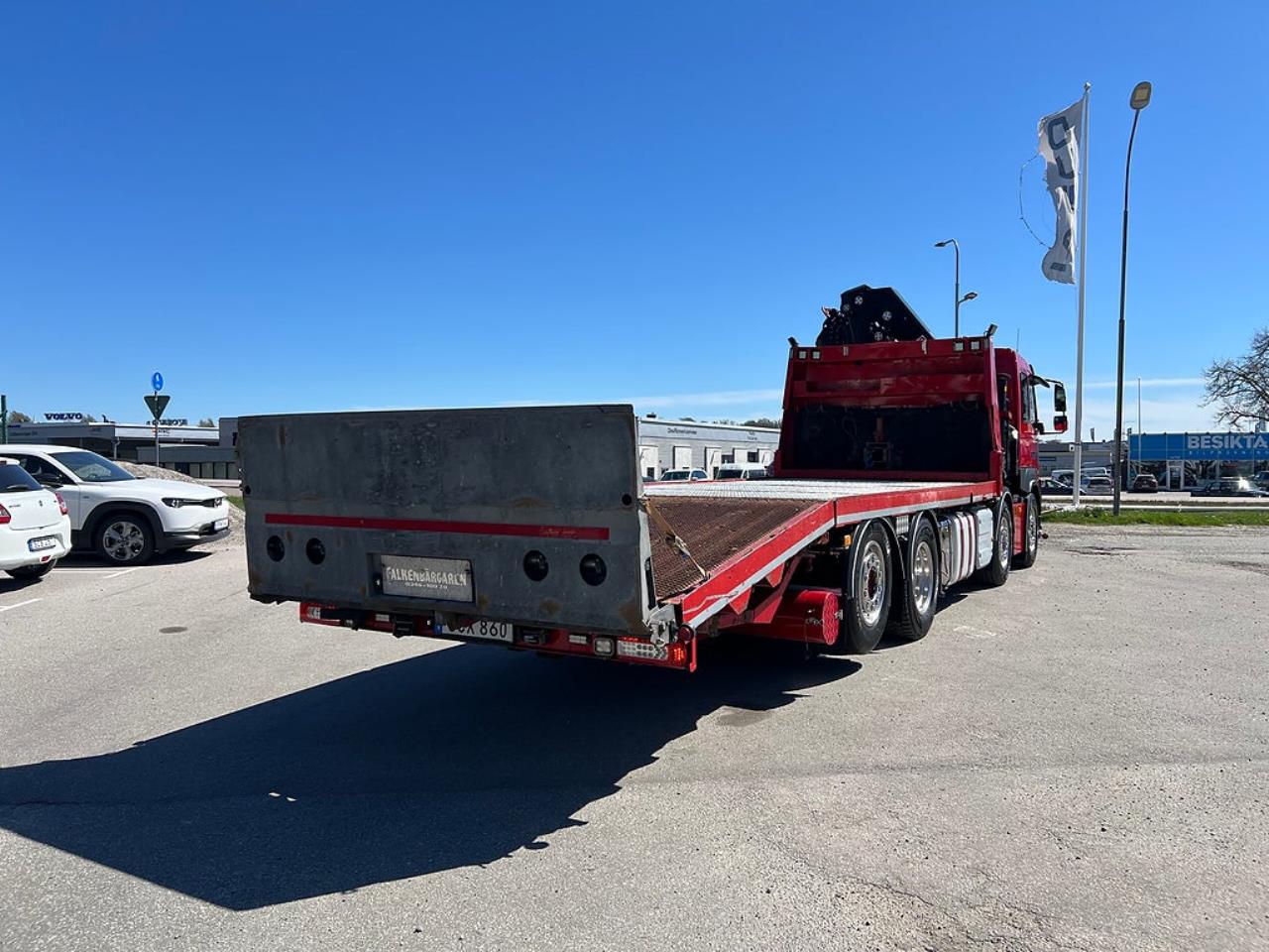 Volvo FM13 460 8x2*6 Maskinbil med stor kran, Euro 6 2017 - Kran