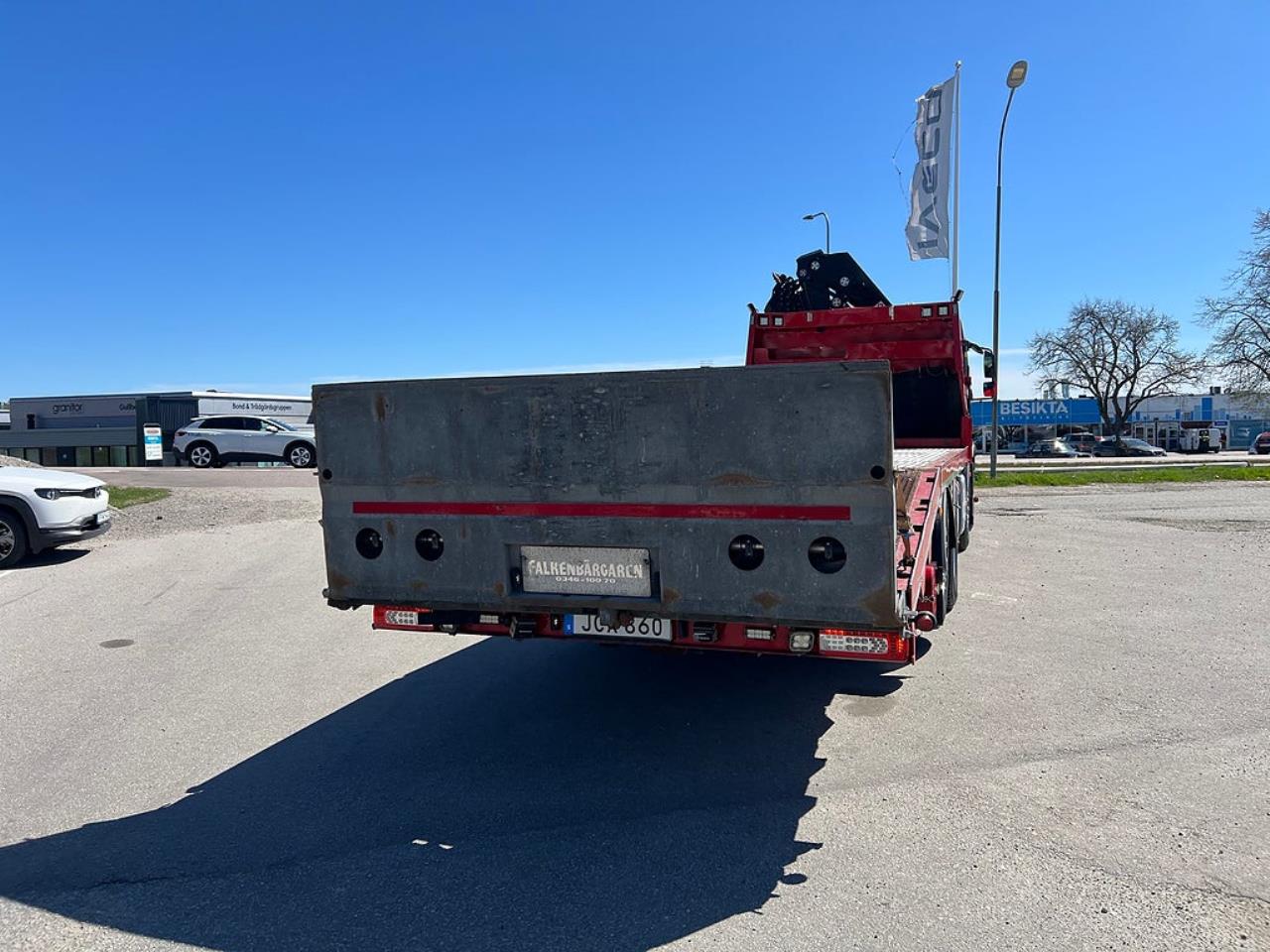 Volvo FM13 460 8x2*6 Maskinbil med stor kran, Euro 6 2017 - Kran