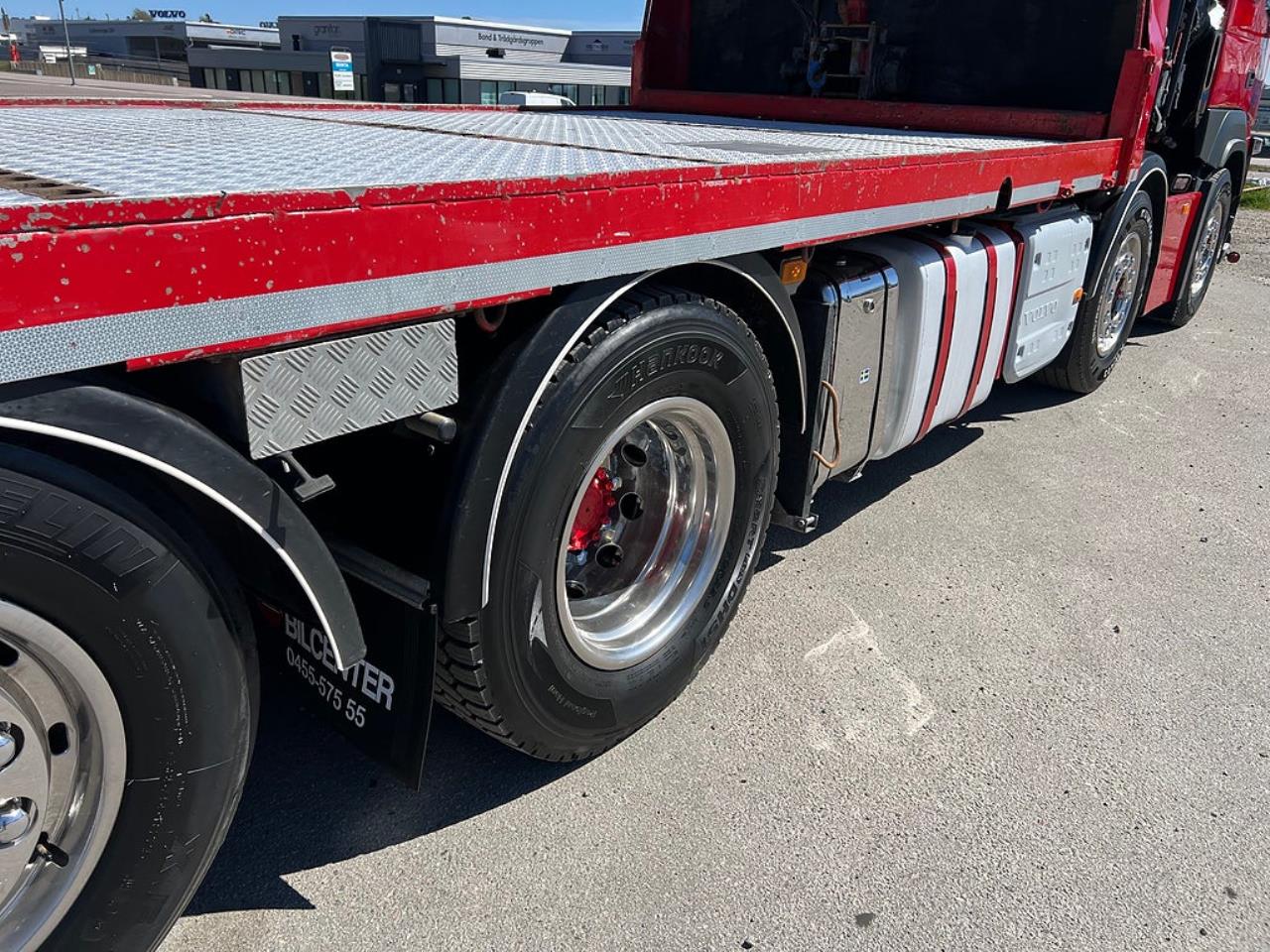 Volvo FM13 460 8x2*6 Maskinbil med stor kran, Euro 6 2017 - Kran