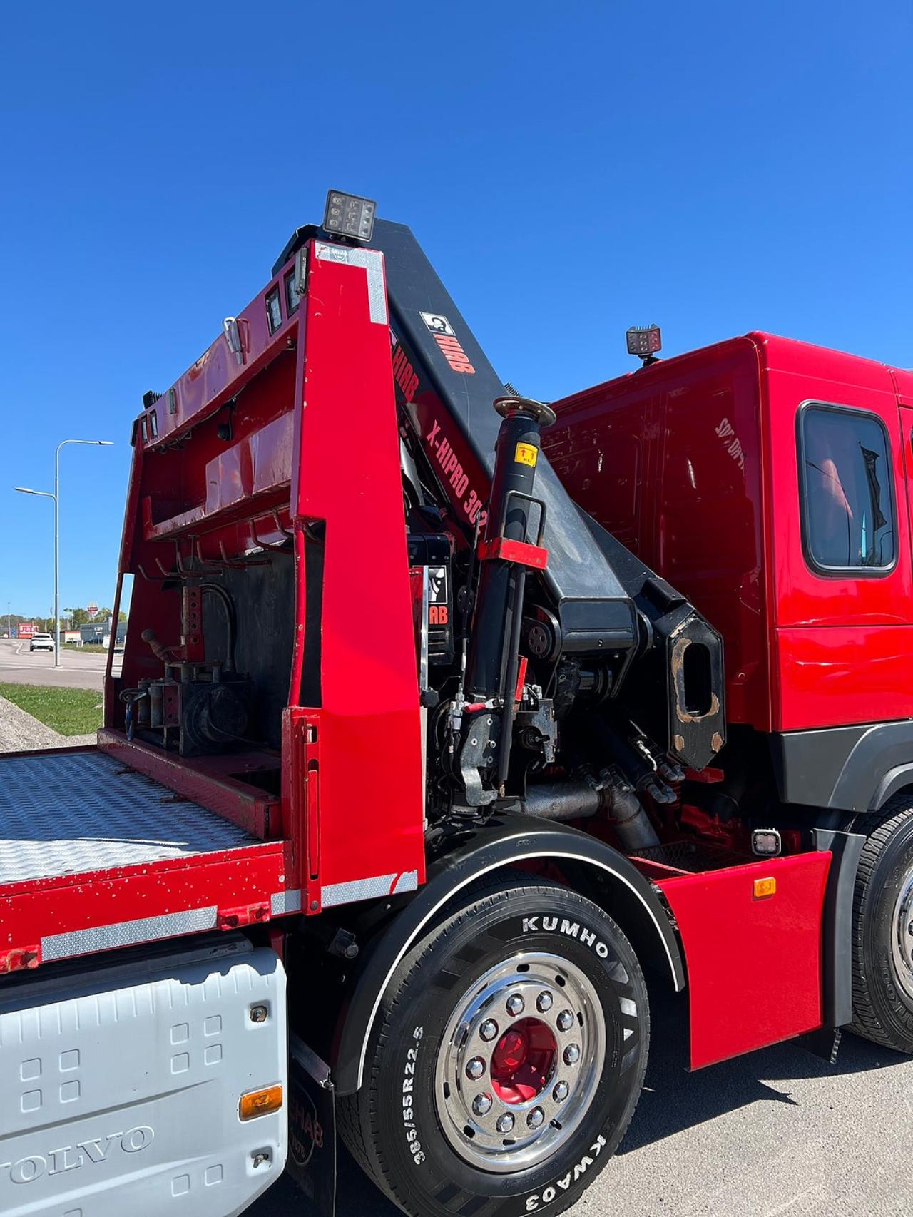Volvo FM13 460 8x2*6 Maskinbil med stor kran, Euro 6 2017 - Kran
