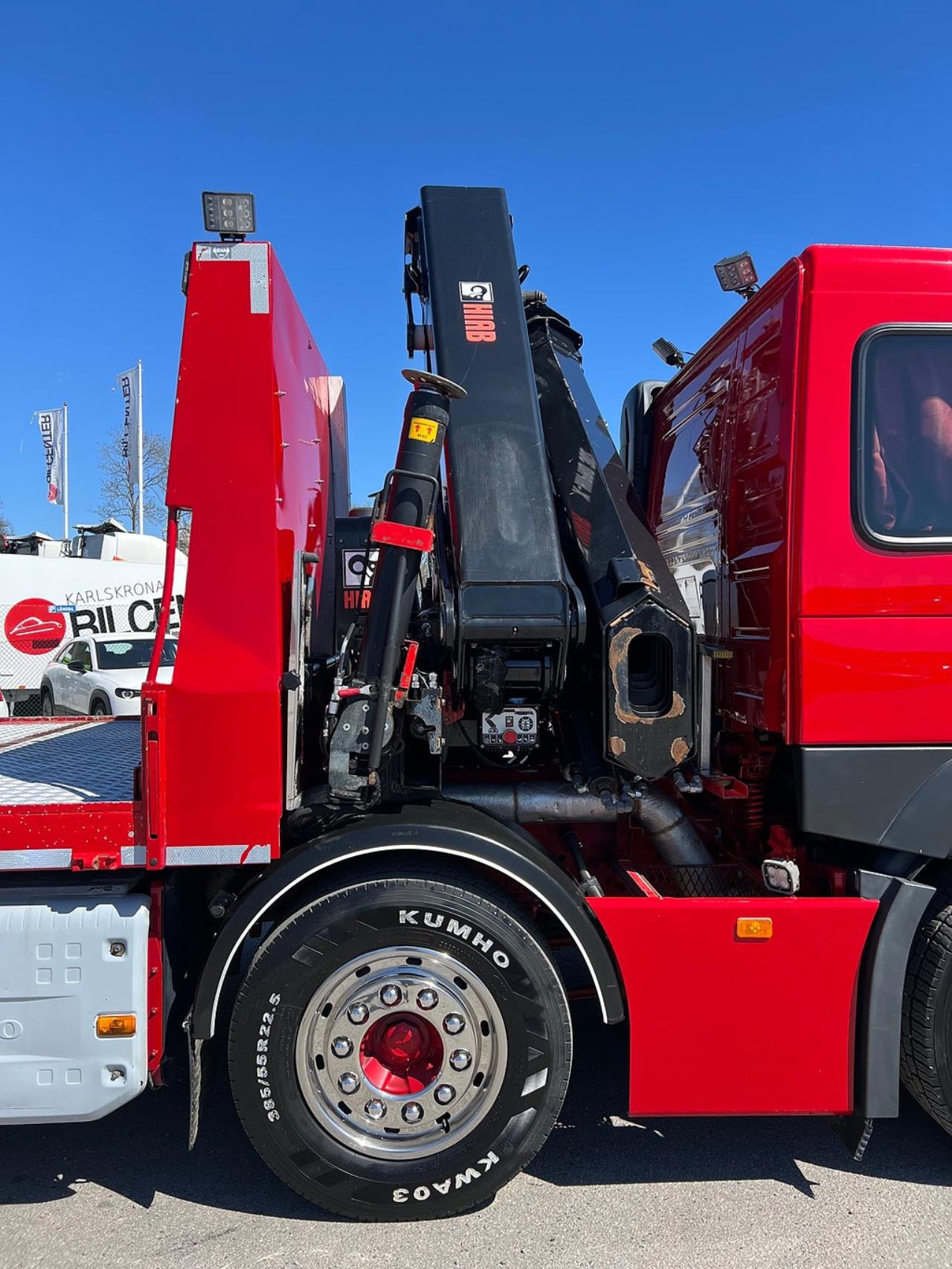 Volvo FM13 460 8x2*6 Maskinbil med stor kran, Euro 6 2017 - Kran
