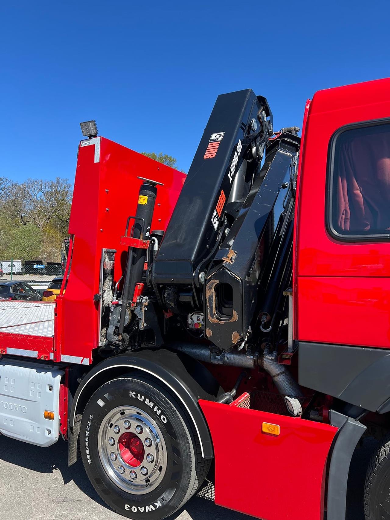 Volvo FM13 460 8x2*6 Maskinbil med stor kran, Euro 6 2017 - Kran