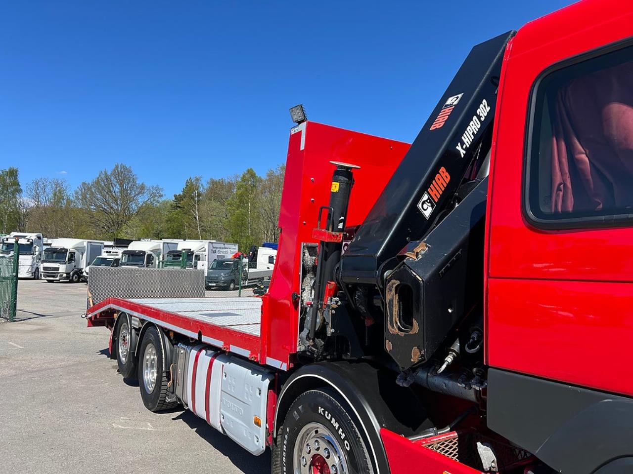 Volvo FM13 460 8x2*6 Maskinbil med stor kran, Euro 6 2017 - Kran