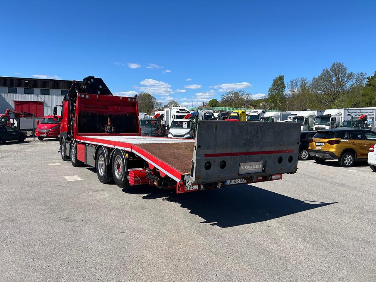 Volvo FM13 460 8x2*6 Maskinbil med stor kran, Euro 6 2017 - Kran