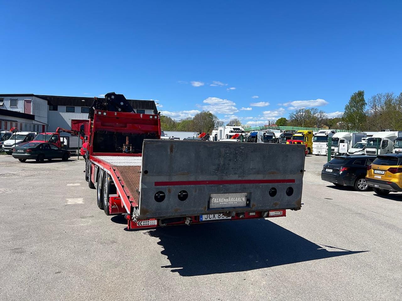 Volvo FM13 460 8x2*6 Maskinbil med stor kran, Euro 6 2017 - Kran