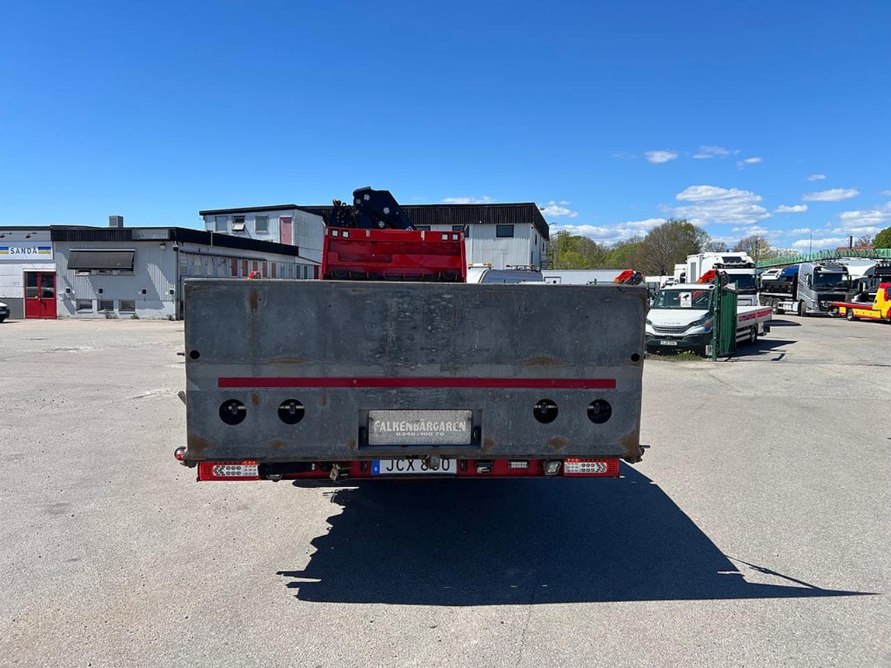 Volvo FM13 460 8x2*6 Maskinbil med stor kran, Euro 6 2017 - Kran