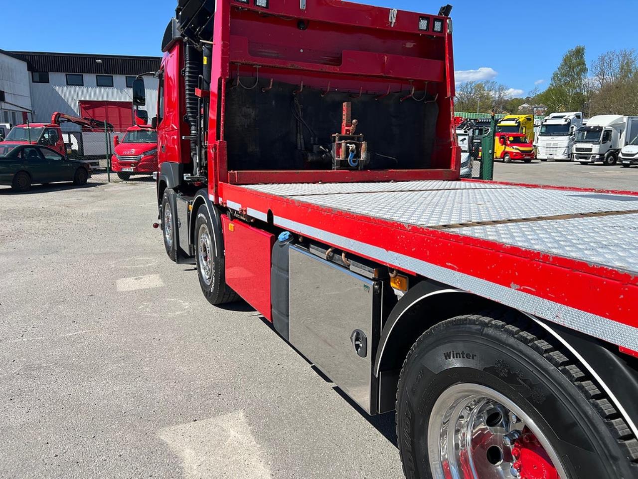 Volvo FM13 460 8x2*6 Maskinbil med stor kran, Euro 6 2017 - Kran