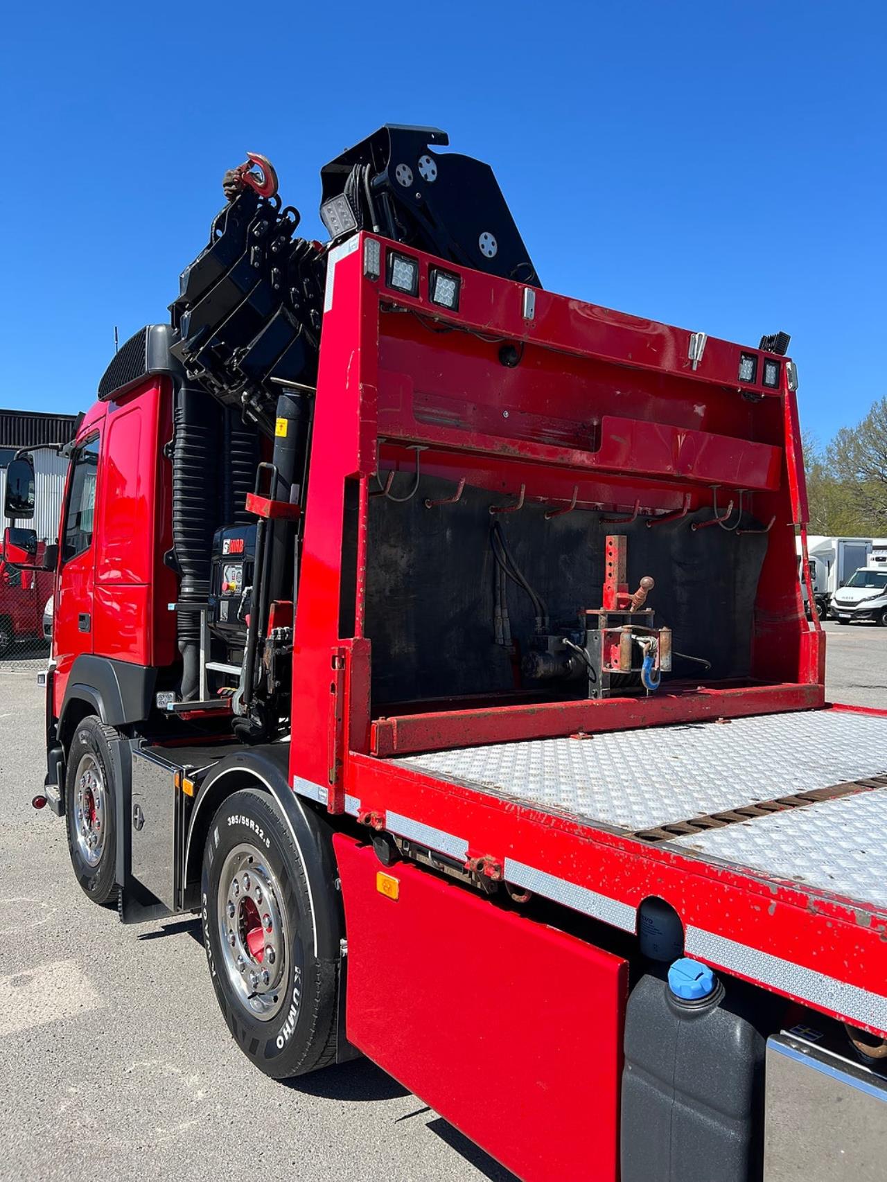 Volvo FM13 460 8x2*6 Maskinbil med stor kran, Euro 6 2017 - Kran