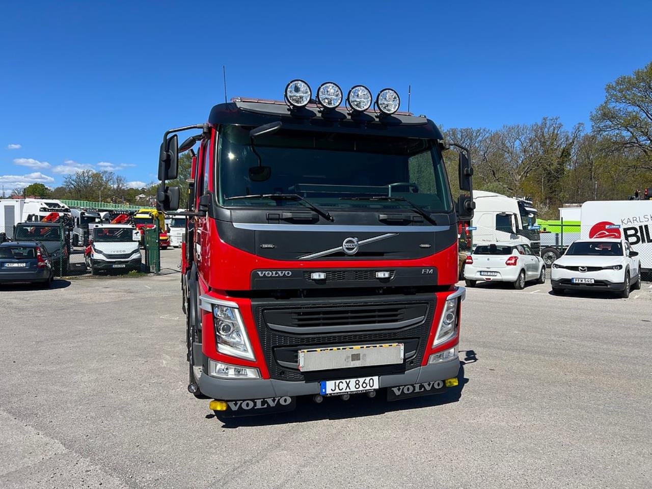 Volvo FM13 460 8x2*6 Maskinbil med stor kran, Euro 6 2017 - Kran