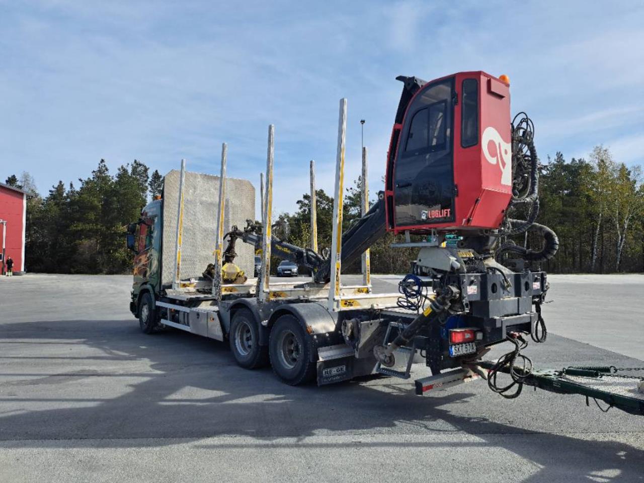 Scania R580 LB 6x4 Timmerbil med kran och sl&auml;p  (Kan dela 2020 - Timmer