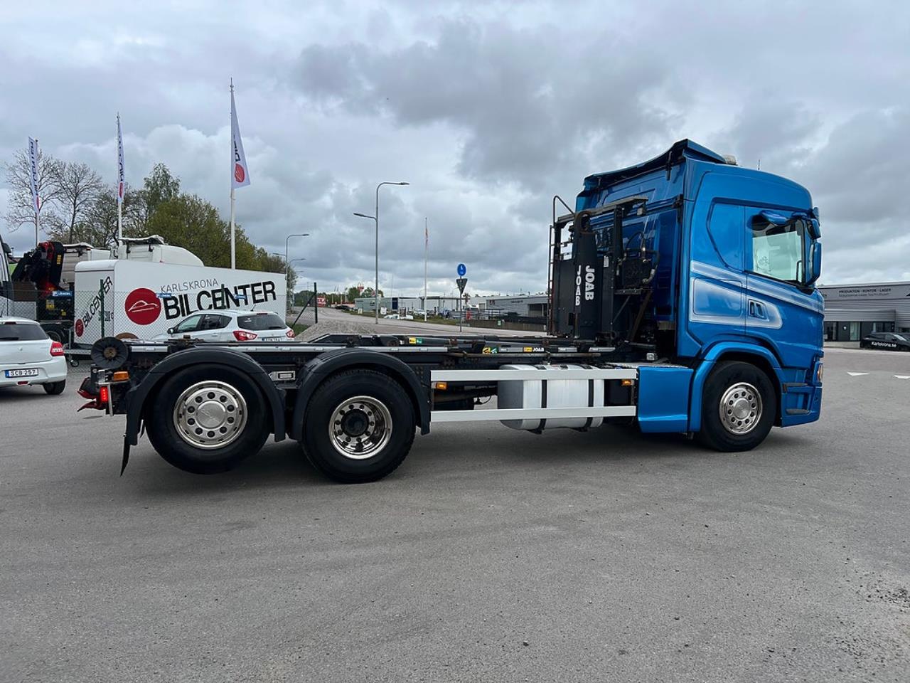 Scania G450 6x2*4 Lastv&auml;xlare, Kranflak Anpassad, Euro 6 2019 - Kran