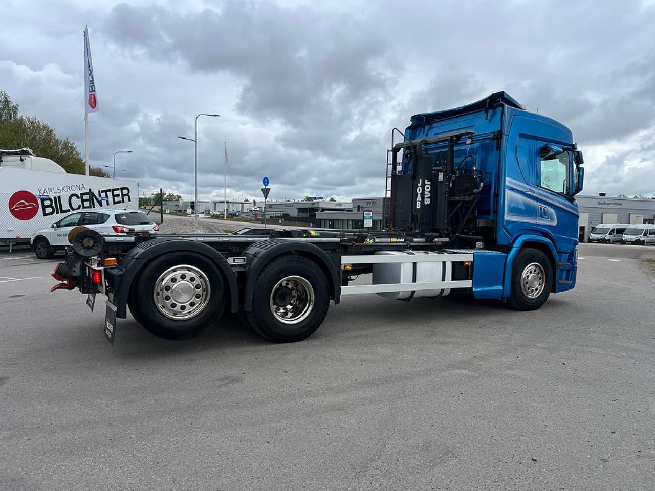 Scania G450 6x2*4 Lastv&auml;xlare, Kranflak Anpassad, Euro 6 2019 - Kran