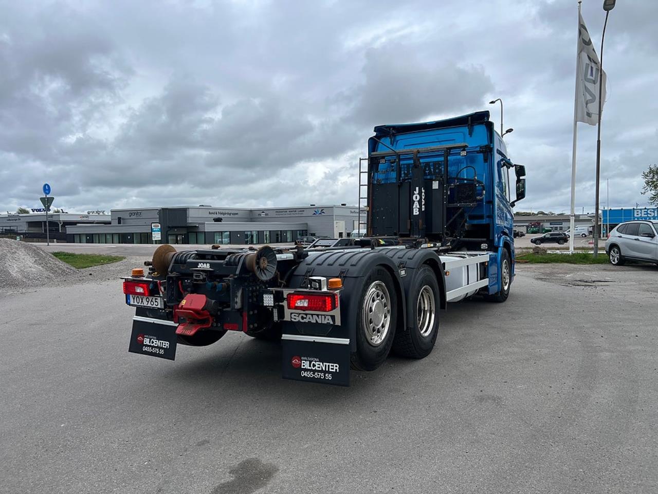 Scania G450 6x2*4 Lastv&auml;xlare, Kranflak Anpassad, Euro 6 2019 - Kran
