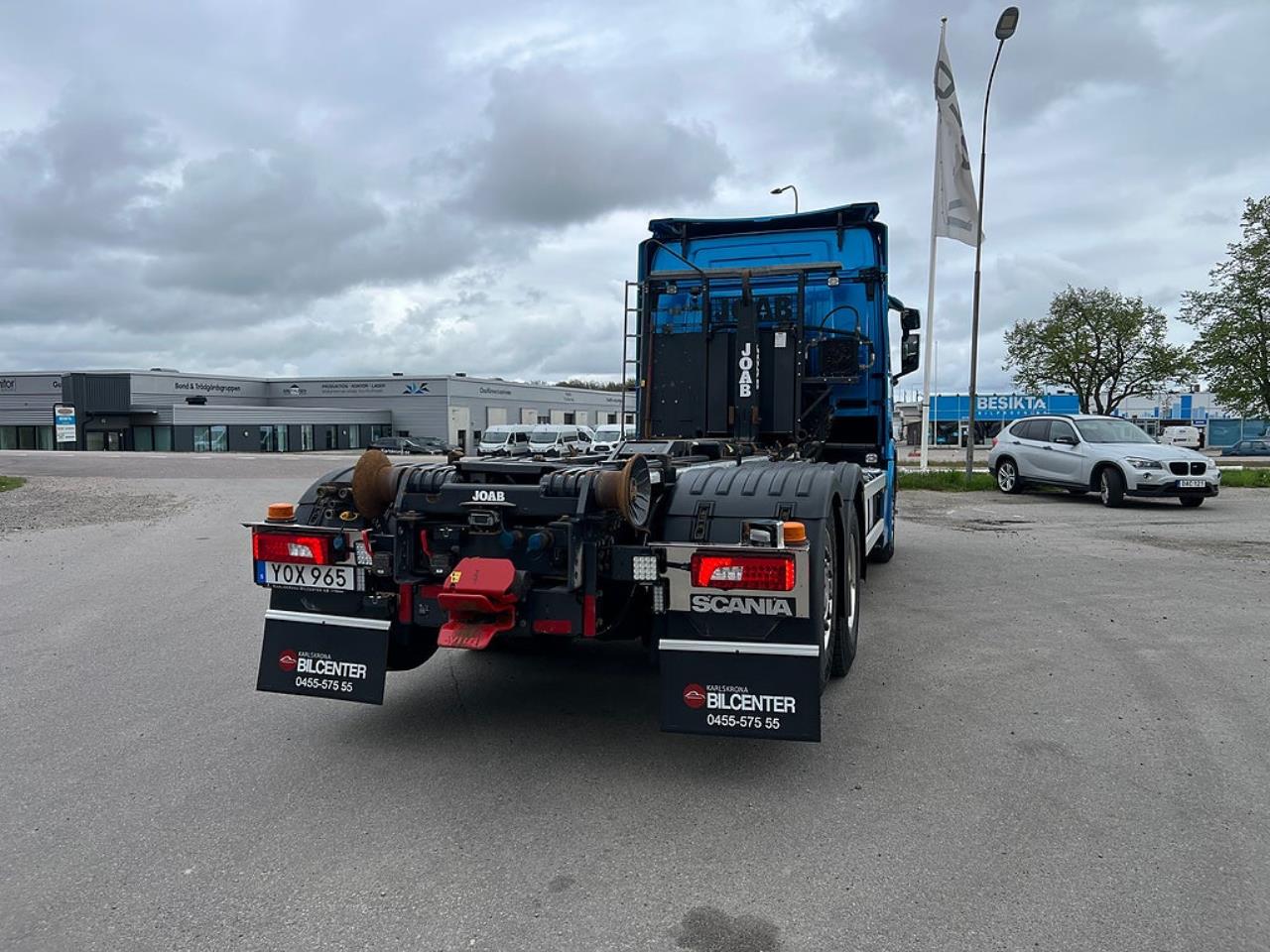 Scania G450 6x2*4 Lastv&auml;xlare, Kranflak Anpassad, Euro 6 2019 - Kran