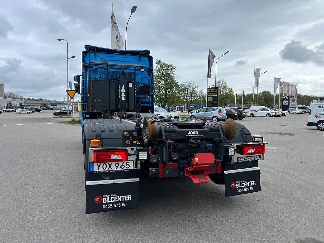 Scania G450 6x2*4 Lastv&auml;xlare, Kranflak Anpassad, Euro 6 2019 - Kran