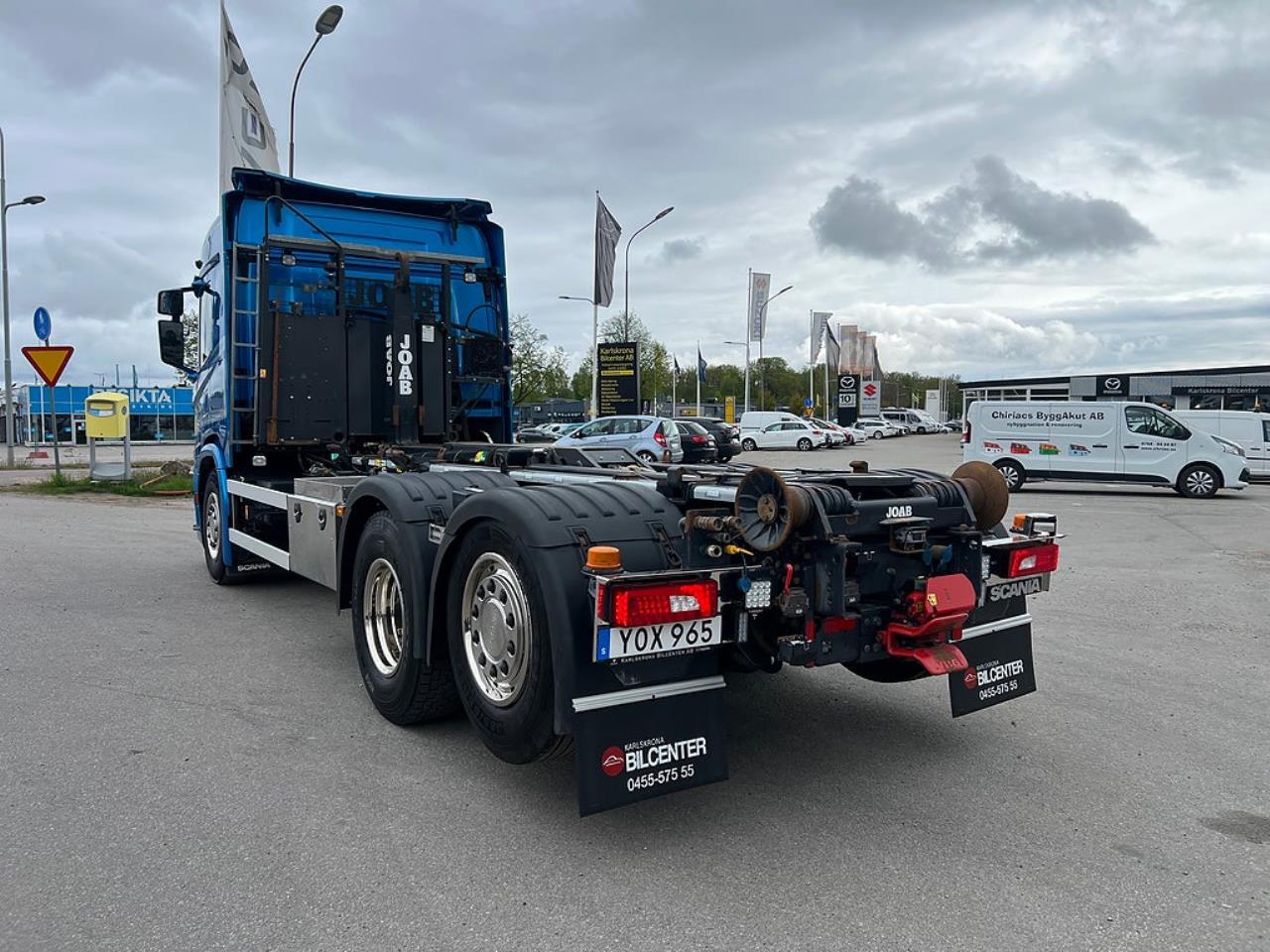 Scania G450 6x2*4 Lastv&auml;xlare, Kranflak Anpassad, Euro 6 2019 - Kran