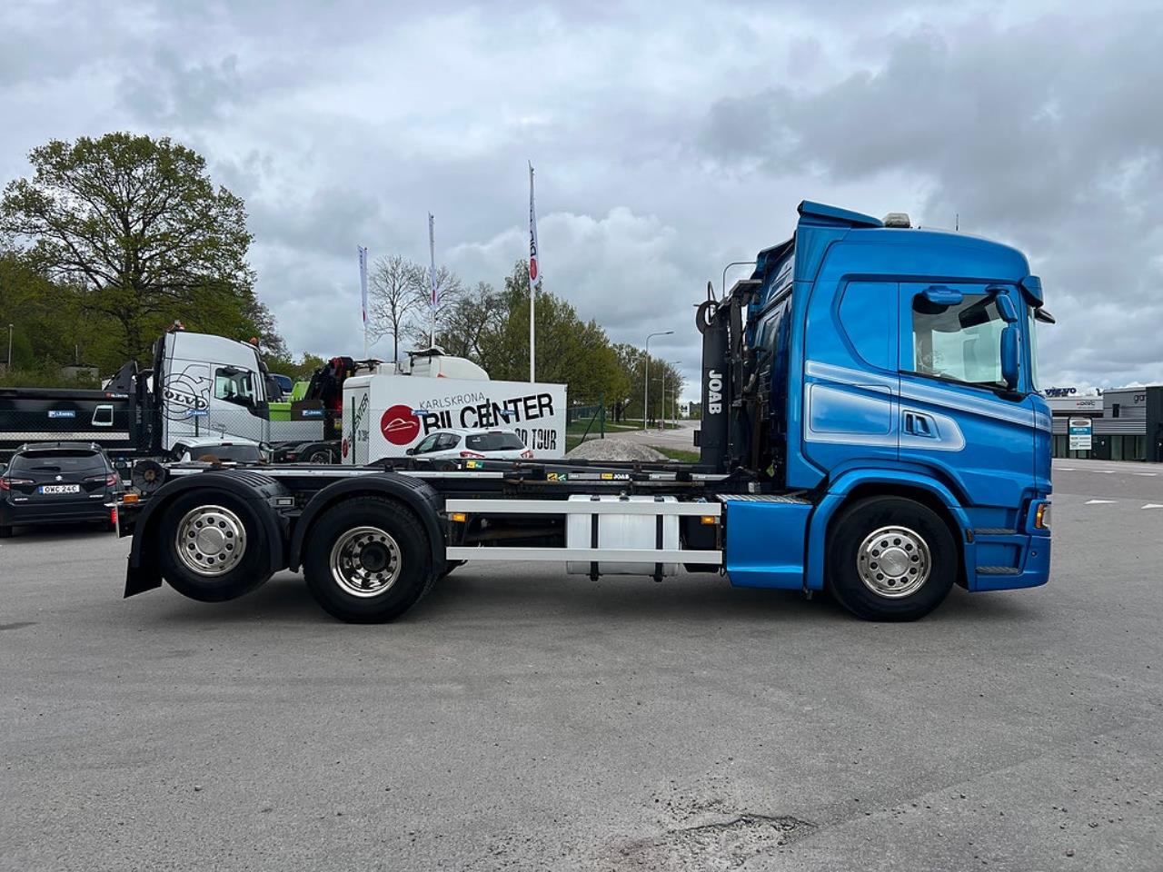 Scania G450 6x2*4 Lastv&auml;xlare, Kranflak Anpassad, Euro 6 2019 - Kran