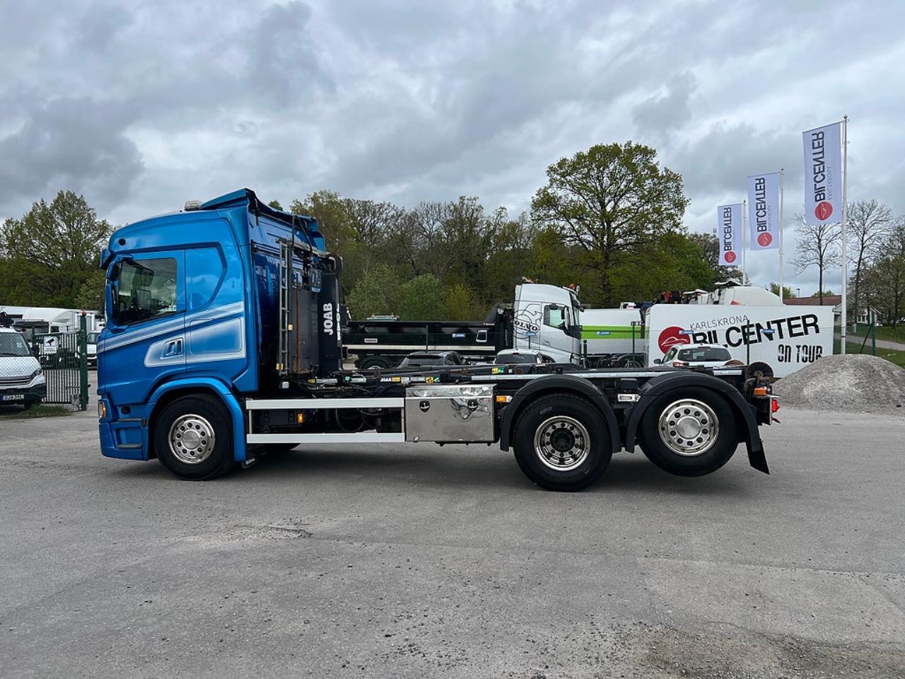 Scania G450 6x2*4 Lastv&auml;xlare, Kranflak Anpassad, Euro 6 2019 - Kran