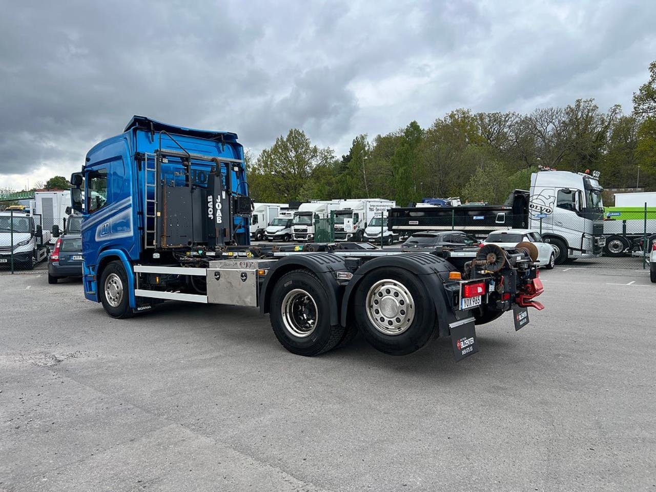 Scania G450 6x2*4 Lastv&auml;xlare, Kranflak Anpassad, Euro 6 2019 - Kran