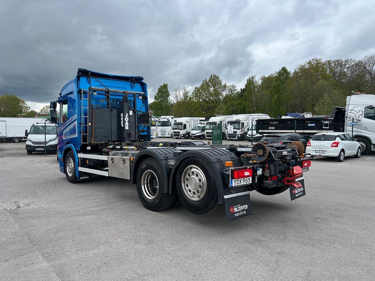 Scania G450 6x2*4 Lastv&auml;xlare, Kranflak Anpassad, Euro 6 2019 - Kran