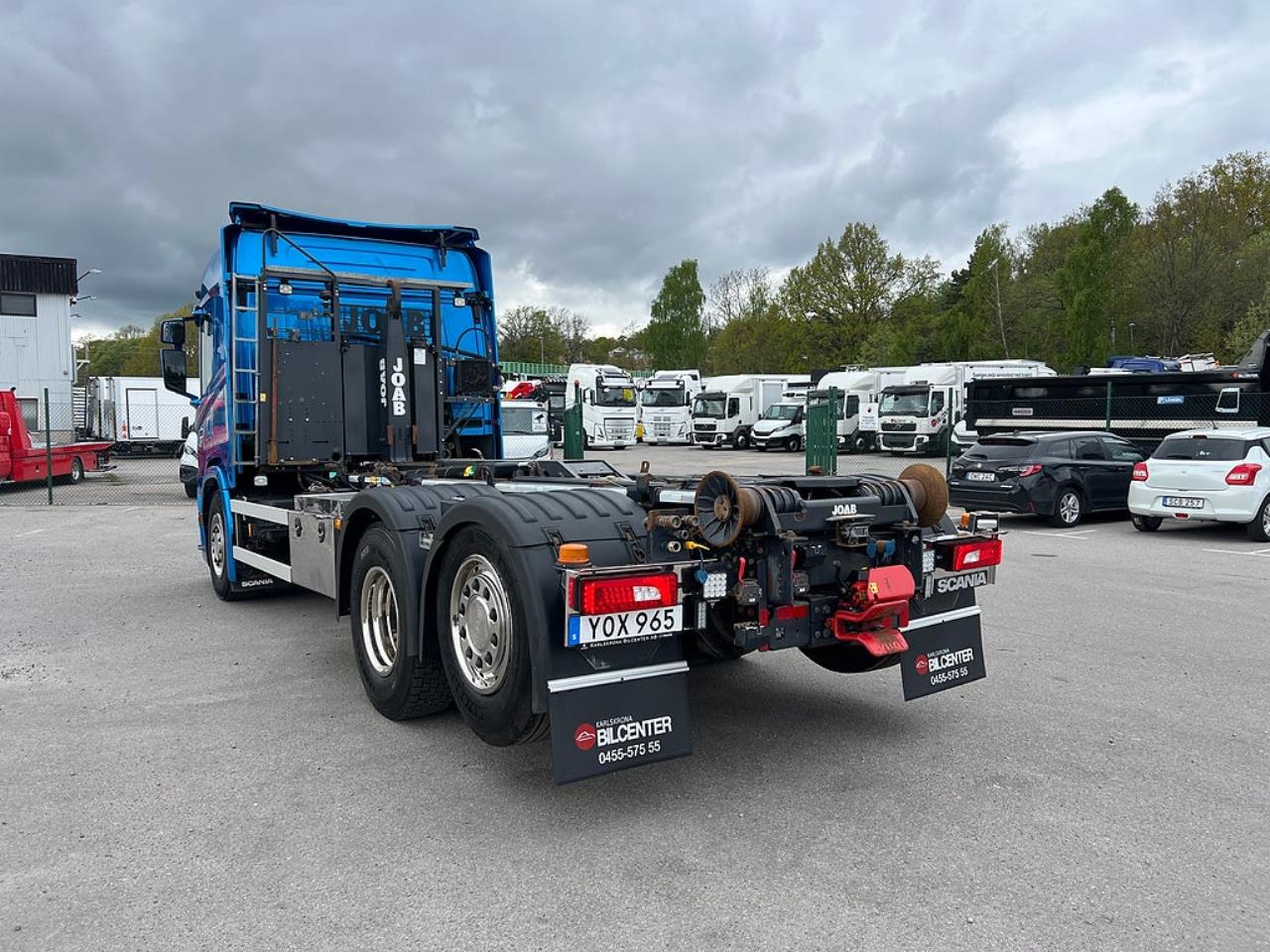 Scania G450 6x2*4 Lastv&auml;xlare, Kranflak Anpassad, Euro 6 2019 - Kran
