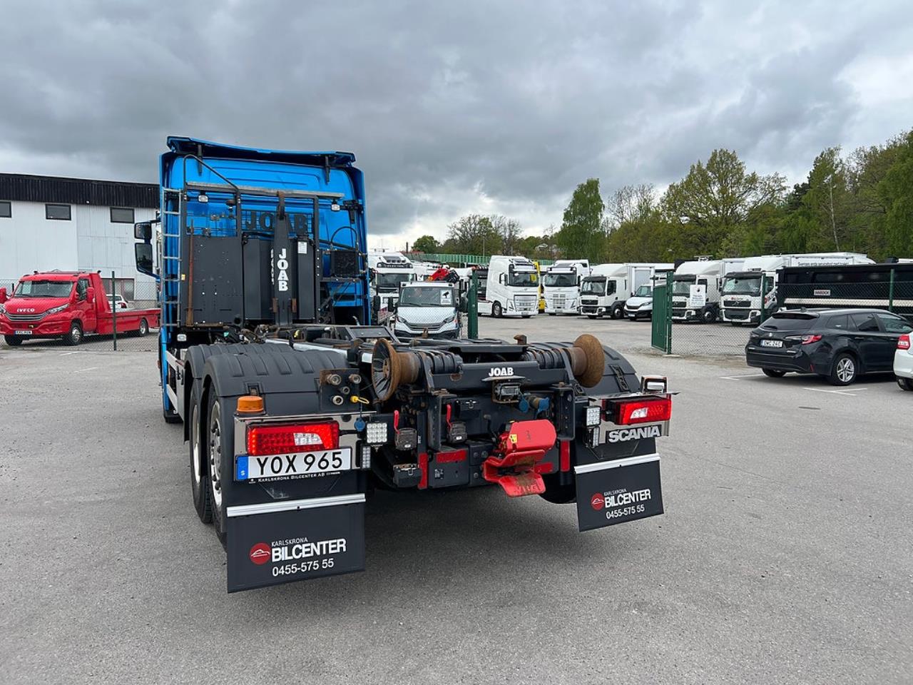 Scania G450 6x2*4 Lastv&auml;xlare, Kranflak Anpassad, Euro 6 2019 - Kran