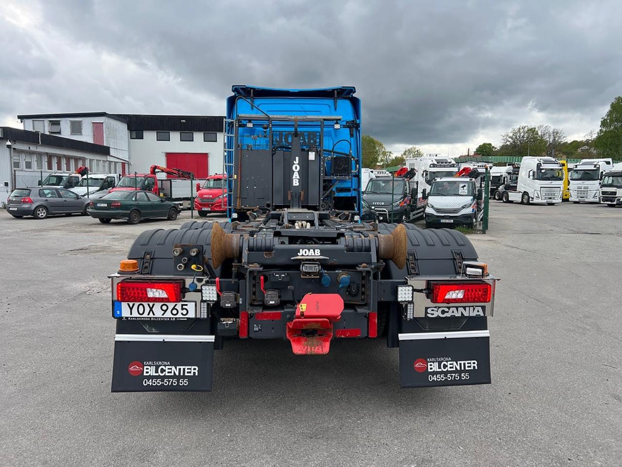 Scania G450 6x2*4 Lastv&auml;xlare, Kranflak Anpassad, Euro 6 2019 - Kran