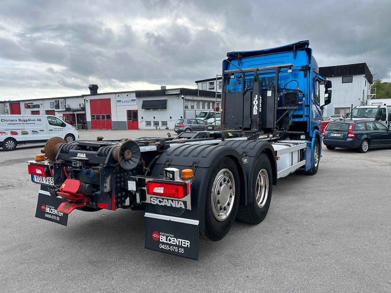 Scania G450 6x2*4 Lastv&auml;xlare, Kranflak Anpassad, Euro 6 2019 - Kran