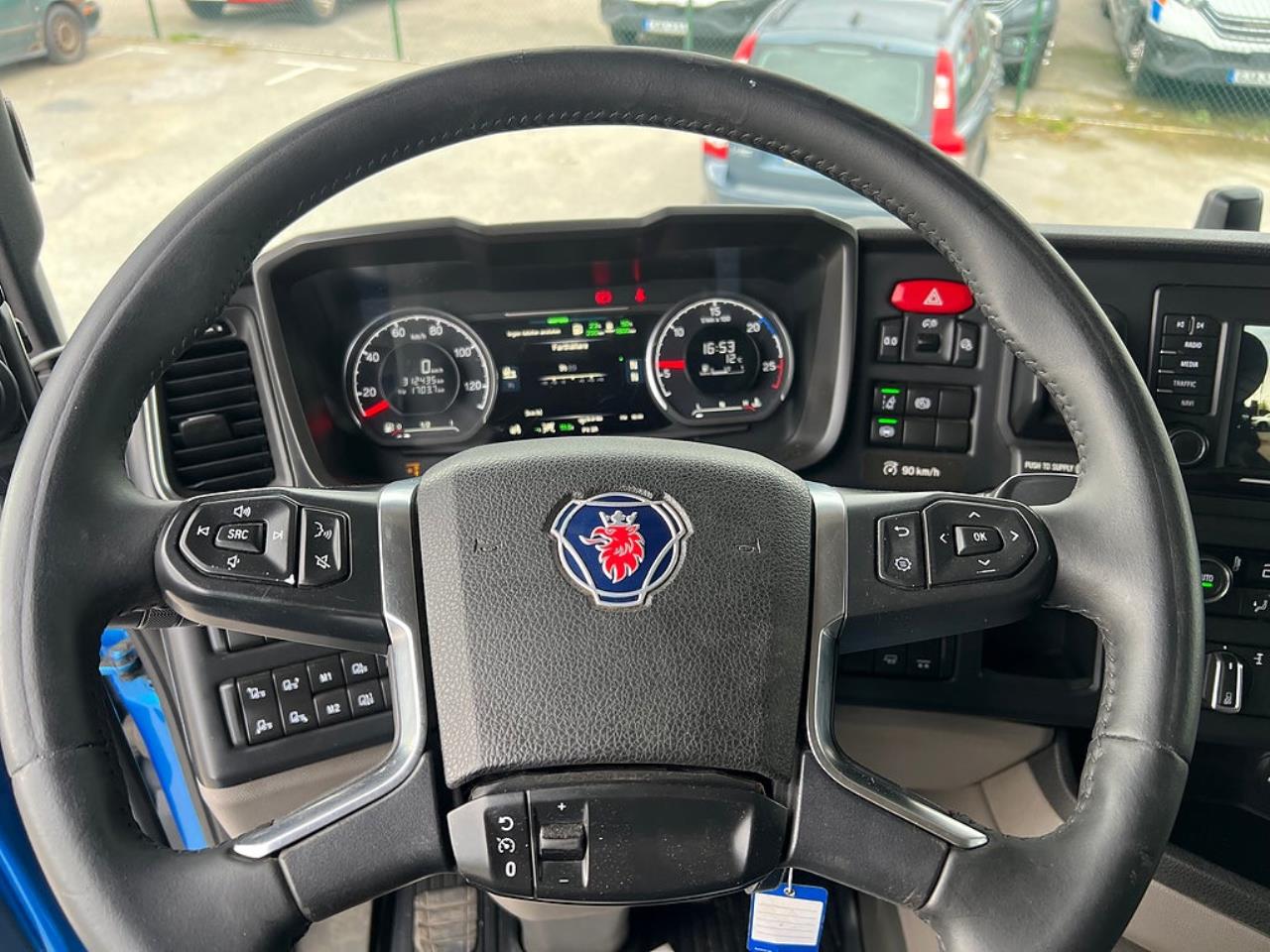 Scania G450 6x2*4 Lastv&auml;xlare, Kranflak Anpassad, Euro 6 2019 - Kran