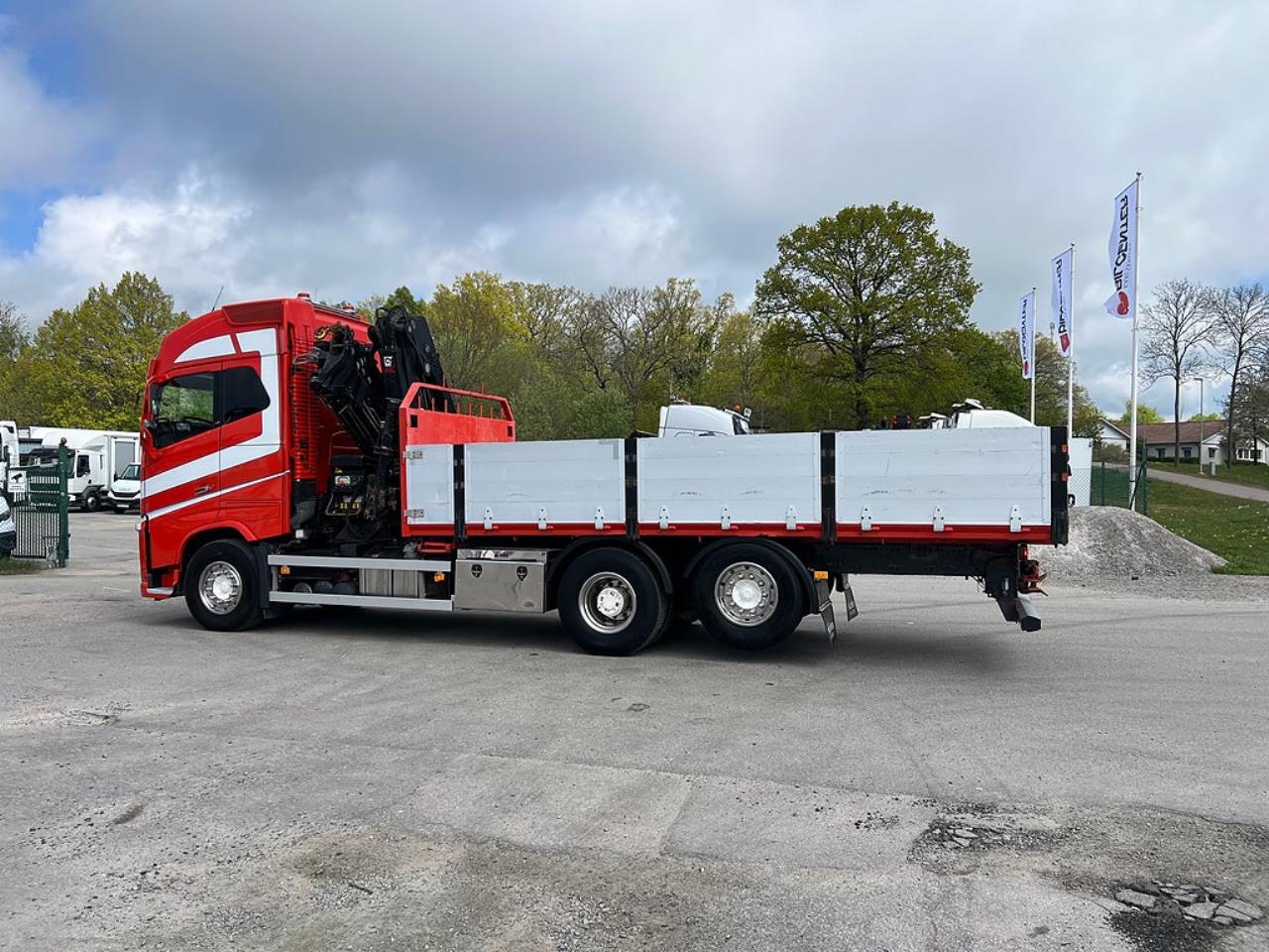 Volvo FH16 750 6x2*4 Kranbil / Br&auml;dg&aring;rdsbil, Euro 6 2015 - Kran