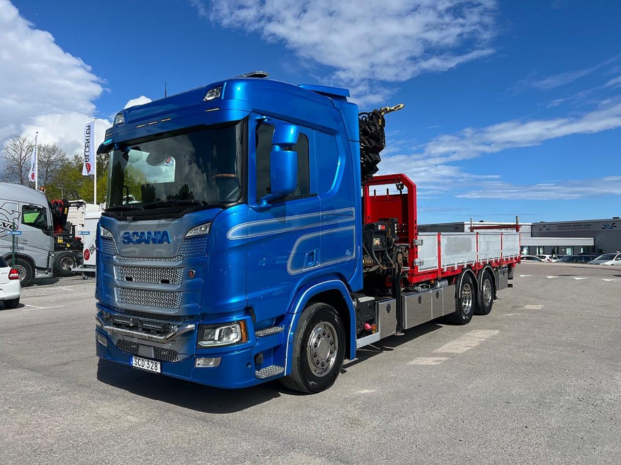 Scania R410 6x2*4 Kranbil, Hiab 377 Kran, Euro 6 2017 - Kran